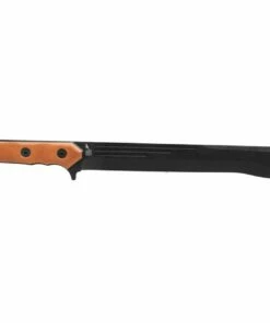 TOPS KAGE-01 Cuma Kage 15.50" 1095 Black Traction Coating, Tan Canvas/Black Micarta Handles -Buck Knives Sales TPKAGE01.1 16791.1592516805