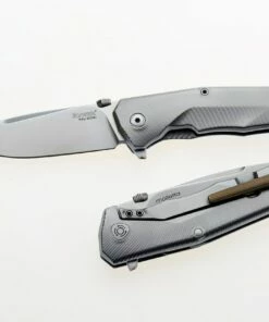 LionSteel Lion Steel T.R.E. Bronze Titanium, 2.91" M390 Satin Blade, Titanium Handle