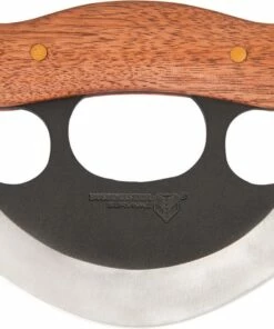United Cutlery Bushmaster Ulu 5.5" Rough Forged Brown Wood UC3439