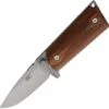 Ultimate Equipment M1911 Compact Hammerhead UECLW, 4.2" 440C Stainless Satin Plain Blade, Brown Checkered Walnut Handle