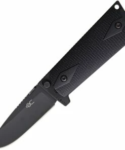 Ultimate Equipment M1911 Hammerhead UESKGB, 3.5" 440C Stainless Steel Black Plain Blade, Black Checkered G-10 Handle