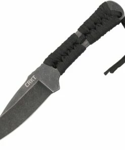CRKT Utsidihi Fixed Blade CR2752, 3.514" 8Cr13MoV Plain Blade , Nylon Cord Wrapped Handle