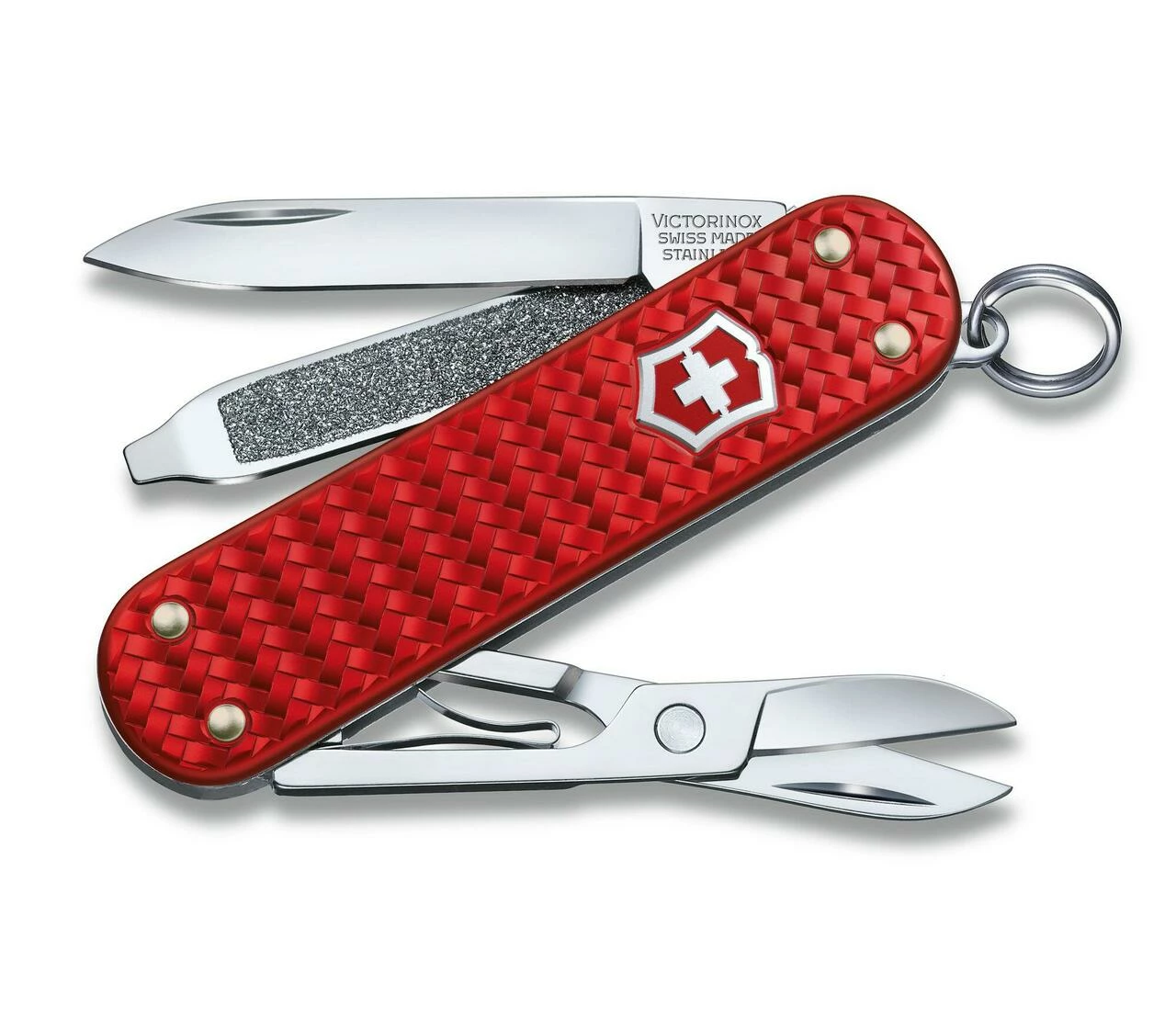 Victorinox Swiss Army Classic Precious Alox Iconic Red - 0.62201.401G 1 Victorinox Swiss Army Classic Precious Alox Iconic Red - 0.62201.401G