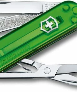 Victorinox Swiss Army Classic SD Transparent Green Tea - 0.6223.T41G