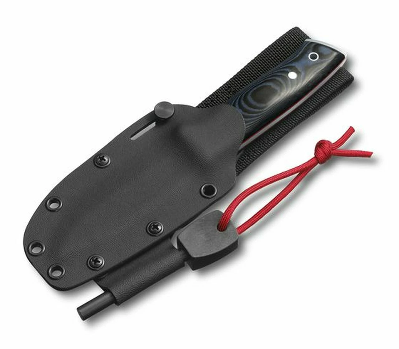 Victorinox Swiss Army Victorinox Large Outdoor Master VN42261, 4.0" Satin Stainless Drop Point Blade, Black/Blue Micarta Handle 3 Victorinox Swiss Army Victorinox Large Outdoor Master VN42261, 4.0" Satin Stainless Drop Point Blade, Black/Blue Micarta Handle - Image 3