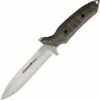 Viper Knives Fearless Fixed Blade 4018CM, 6.0" Sleipner Stonewash Single Edge Dagger, Brown Canvas Burlap Handles, Kydex Sheath