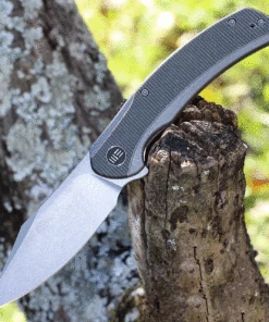 We Knife Co. WE Knife Snick - Ti / Green Micarta (3.5" CPM 20CV Gray SW) WE19022F-5