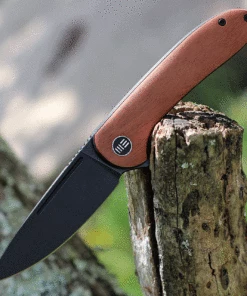 WE Knife Co. Saakshi - Cuibourtia Wood / Black Ti (3.3" CPM-20CV Black SW) 20020C-3