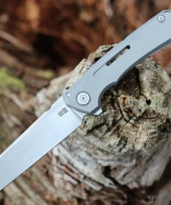 We Knife Co. WE Knife Mini Buster - Gray Ti (3.5" CPM-20CV Bead Blast) 2003A