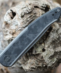 We Knife Co. WE Knife Smooth Sentinel - Ti/Marble CF (3" CPM 20CV SW) WE20043-1 -Buck Knives Sales WE200431.2 21681.1635528089