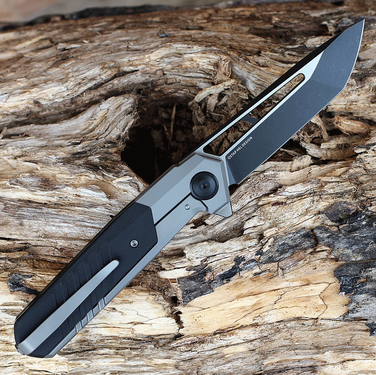We Knife Co. WE Knife Arsenal - Gray Ti /Blk G10 (3.5" CPM 20CV Two Tone) WE20073-3 2 We Knife Co. WE Knife Arsenal - Gray Ti /Blk G10 (3.5" CPM 20CV Two Tone) WE20073-3 - Image 2