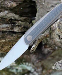 We Knife Co. WE Knife Black Void - Opus Bronze Ti / CF (2.84" CPM-20CV SW) 2010A