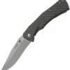 CRKT Xan Framelock CR2085, 3.666" 1.4116 Plain Blade, Carbon Fiber Black G10 Handle Base w/ Bead Blast Finish on the Back