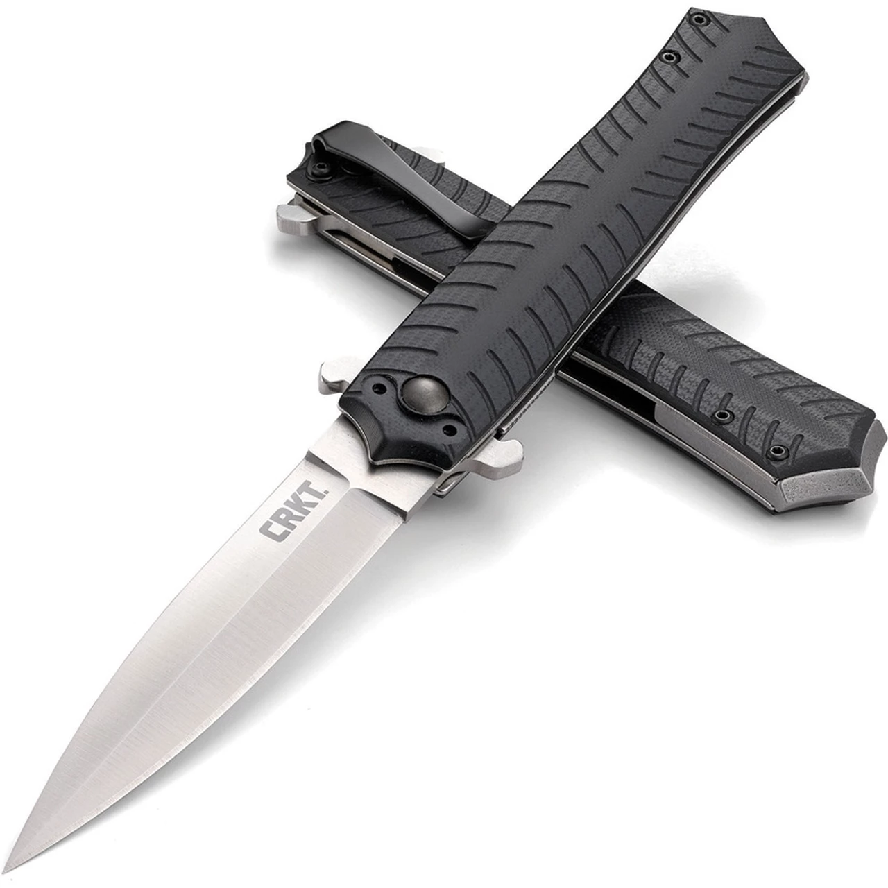 CRKT Xolotl Linerlock CR2265, 3.643" 1.4116 Plain Blade, Black G10 Handle 3 CRKT Xolotl Linerlock CR2265, 3.643" 1.4116 Plain Blade, Black G10 Handle - Image 3