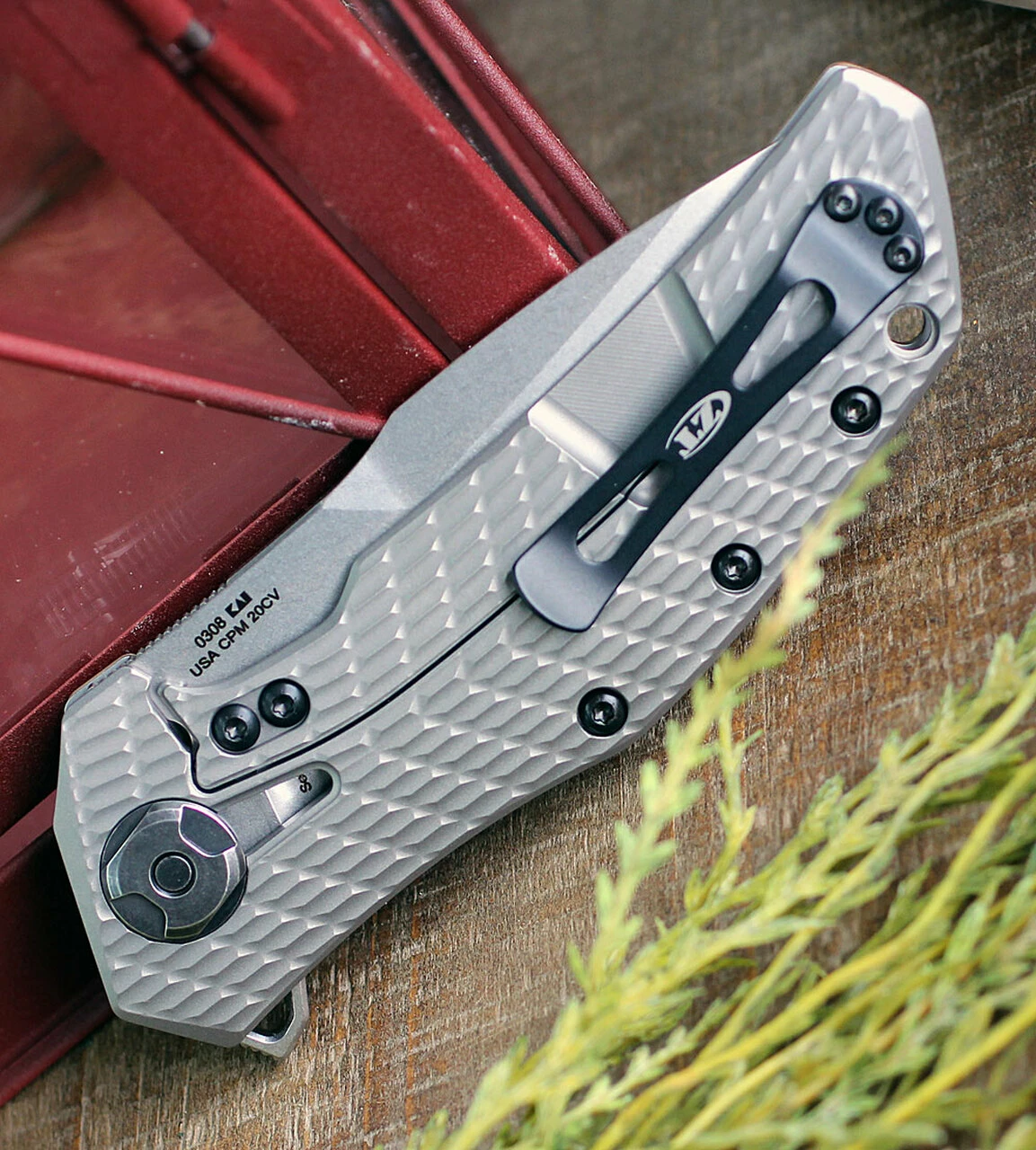 Zero Tolerance 0308 Framelock Folder, 3.75" CPM-20CV Stonewash Drop Point Plain Blade, Coyote Brown G-10 Handle 4 Zero Tolerance 0308 Framelock Folder, 3.75" CPM-20CV Stonewash Drop Point Plain Blade, Coyote Brown G-10 Handle - Image 4