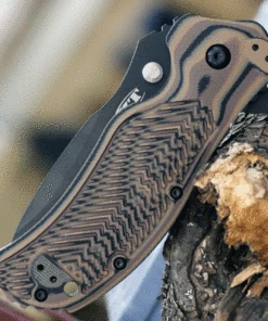 Zero Tolerance 0350HB Assisted Open Folding Knife, 3.25" CPM-S30V Tungsten DLC Coated Blade, Hyena Brown and Black G-10 Handle -Buck Knives Sales ZT0350HB 57369.1620741678