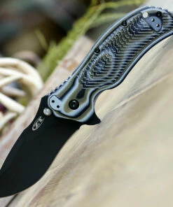 Zero Tolerance 0350PG Linerlock A/O, 3.25" CPM S30V Black Blade, Predator Green G10 Handle