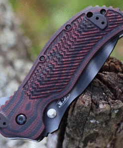 Zero Tolerance 0350TSC - Cherry G10 (3.3" CPM-S30V Stripe) Assisted Open -Buck Knives Sales ZT0350TSC.2 71077.1637005803