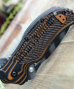 Zero Tolerance 0350TSMOC Linerlock A/O, 3.25" CPM S30V Tiger Stripe Blade, Moccasin G10 Handle 6 Zero Tolerance 0350TSMOC Linerlock A/O, 3.25" CPM S30V Tiger Stripe Blade, Moccasin G10 Handle -Buck Knives Sales ZT0350TSMOC.4 20917.1590525119