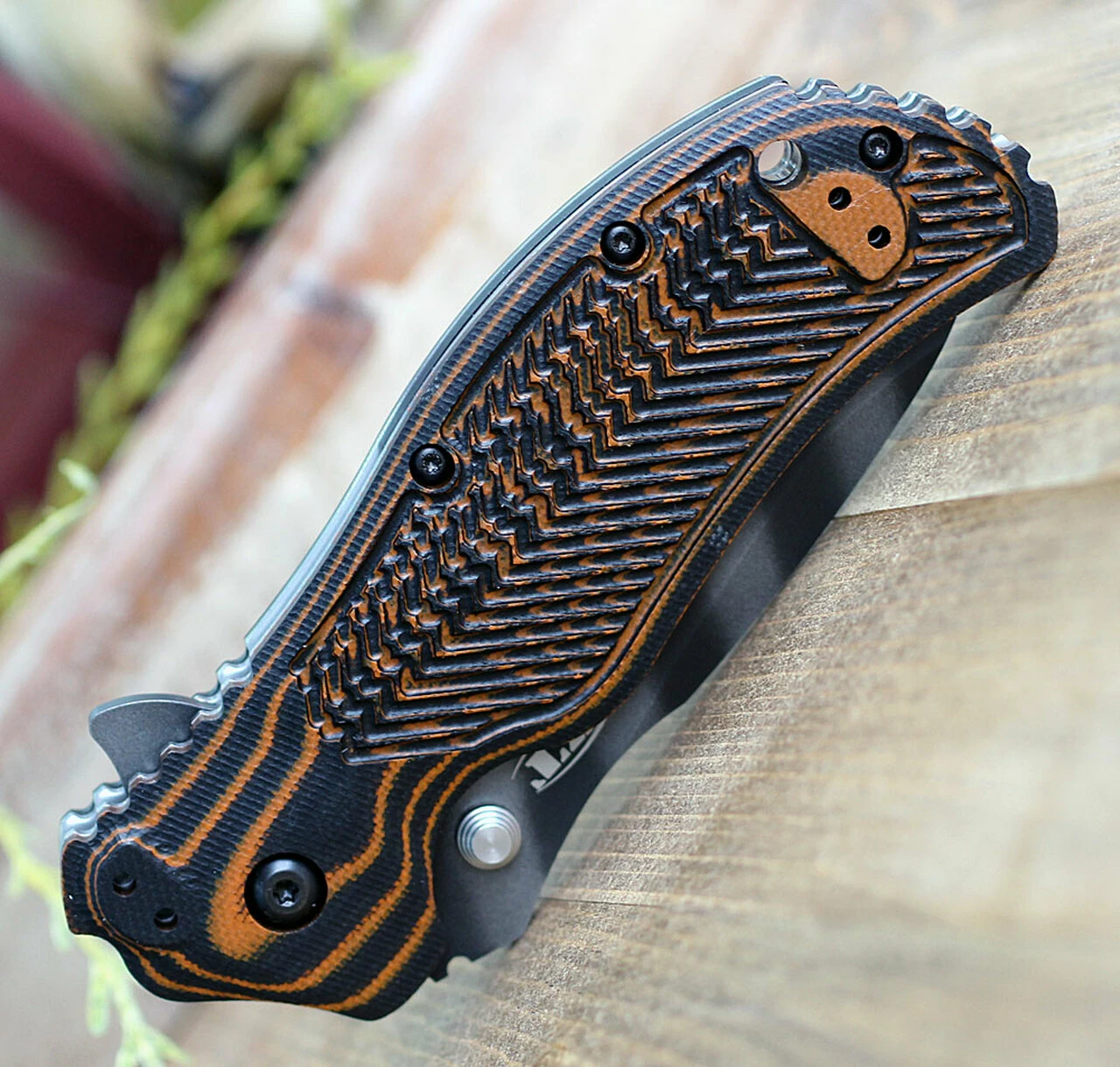 Zero Tolerance 0350TSMOC Linerlock A/O, 3.25" CPM S30V Tiger Stripe Blade, Moccasin G10 Handle 3 Zero Tolerance 0350TSMOC Linerlock A/O, 3.25" CPM S30V Tiger Stripe Blade, Moccasin G10 Handle - Image 3