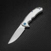 Artisan Cutlery Artisan Small Tradition ATZ1702GSST, 3.27" S35VN Plain Blade, Satin TC4 Titanium Handle