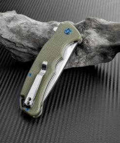 Artisan Cutlery Artisan Tradition ATZ1702PGN, 3.94" D2 Plain Blade, OD Green G-10 Handle -Buck Knives Sales atz1702pgn 2 69470.1566586020