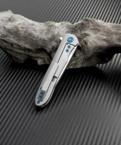 Artisan Cutlery Artisan ATZ1707GSGY Small Shark, 3.15" S35VN Plain Blade, Gray Titanium TC4 Handle -Buck Knives Sales atz1707gsgy 2 21766.1566586024