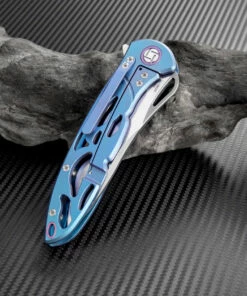 Artisan Cutlery Artisan Dragonfly ATZ1801GBUS, 3.94" S35VN Plain Blade, Blue TC4 Titanium Handle -Buck Knives Sales atz1801gbus 2 98276.1566586039