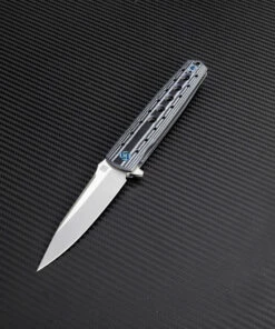 Artisan Cutlery Artisan ATZ1807GBWS Virginia, 3.94" S35VN Plain Blade, Black/White G-10 Handle
