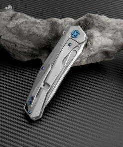 Artisan Cutlery Artisan Zumwalt ATZ1808GGYM, 3.78" M390 Plain Blade, Gray Titanium Handle -Buck Knives Sales atz1808ggy 2 66187.1566585969