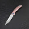 Artisan Cutlery Artisan Zumwalt ATZ1808GRES, 3.78" S35VN Plain Blade, Rose Titanium Handle