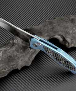 Artisan Cutlery Artisan Falcon ATZ1809GBUS, 3.62" S35VN Plain Blade, Blue Carbon Fiber/Titanium Handle -Buck Knives Sales atz1809gbu 1 71819.1566586120