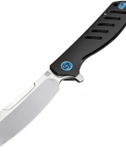 Artisan Cutlery Artisan Tomahawk ATZ1815GBKM, 3.75" M390 Plain Blade, Black Titanium Handle