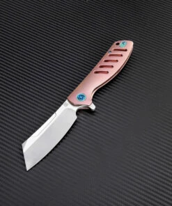 Artisan Cutlery Artisan Tomahawk ATZ1815GRES, 3.75" S35VN Plain Blade, Rose Titanium Handle