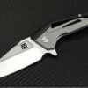 Artisan Cutlery Artisan Ravine ATZ1819GBKM, 2.83" M390 Steel Tanto Blade, Black Titanium Handle