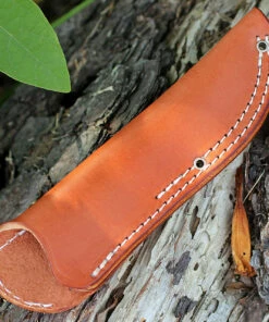 Bark River Knives Bark River 02116MBC Classic Drop Point Hunter, 3.7" A-2 Steel, Black Canvas Micarta -Buck Knives Sales ba02116 sheath1 1 00485.1566586014