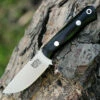 Bark River Knives Bark River Bravo Micro, 2.25 in. 154CM Plain Blade, Black Canvas Micarta