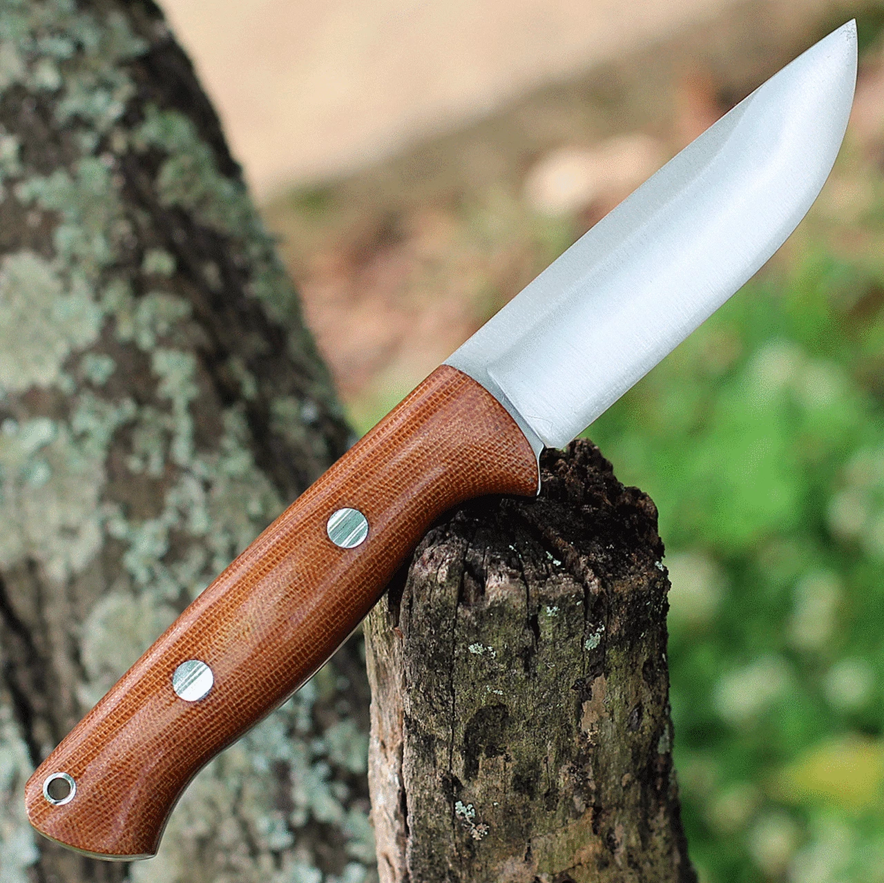 Bark River Knives Bark River Bravo 1 Rampless Natural Micarta (4" CPM-3V) 07-121MNC 2 Bark River Knives Bark River Bravo 1 Rampless Natural Micarta (4" CPM-3V) 07-121MNC - Image 2