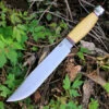 Bark River Knives Bark River 09214PMAI 1909 Michigan Bowie, 10" A-2 Plain Blade, Antique Ivory Micarta Handle