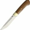 Bark River Knives Bark River 10119MNC Ansgar, 4.8" A-2 Plain Blade, Natural Canvas Micarta Handle