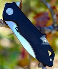 Bestech BTKG11A2 Beluga, 3.0" Sandvick 12C27 Stonewash Plain Blade, Black G-10 Handle -Buck Knives Sales bg11a 2.3 72486.1566585978