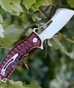 Bestech G12B Hornet, 3.5" D2 Plain Blade, Black/Red G-10 Handle -Buck Knives Sales bg12b.2 73124.1566585982