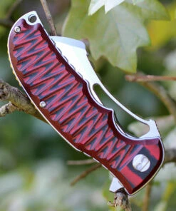 Bestech G12B Hornet, 3.5" D2 Plain Blade, Black/Red G-10 Handle -Buck Knives Sales bg12b 69537.1566585983