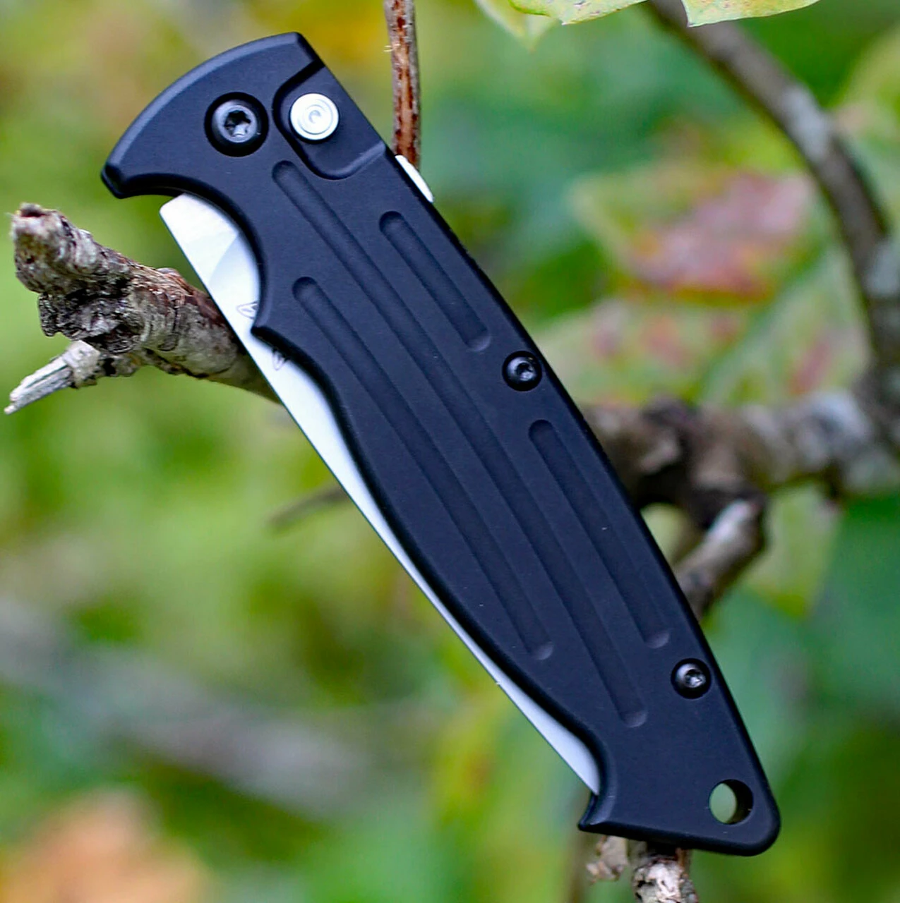 Benchmade Knives Benchmade Mini Reflex II Automatic Folder 2551, 3.17 in. 154CM Blade, Aluminum Handles Plain Edge 3 Benchmade Knives Benchmade Mini Reflex II Automatic Folder 2551, 3.17 in. 154CM Blade, Aluminum Handles Plain Edge - Image 3