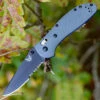 Benchmade Knives Benchmade Mini Griptilian 556SBK-1, 2.91 in. CPM-20CV, G-10 Handle, Black Combo Edge-Discontinued