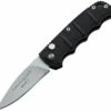 Boker Plus Kalashnikov Mini 01KALS73N, 2.5" Bead Blast AUS-8 Plain Blade, Black Aluminum Handle