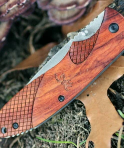 Browning Knives Browning Rosewood Linerlock, 3" Stainless Plain Blade, Rosewood Handle -Buck Knives Sales br176.3 20143.1566585959