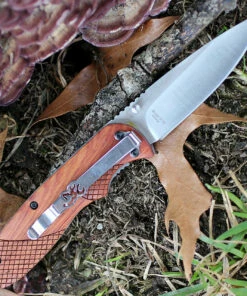 Browning Knives Browning Rosewood Linerlock, 3" Stainless Plain Blade, Rosewood Handle -Buck Knives Sales br176 52933.1566585958