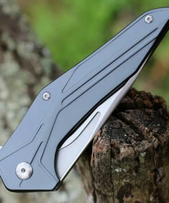 Brous Blades Tyrant, 4.5 Satin Linerlock Plain Blade, Gray Aluminum Handle 6 Brous Blades Tyrant, 4.5 Satin Linerlock Plain Blade, Gray Aluminum Handle -Buck Knives Sales brb242.3 27661.1639075839