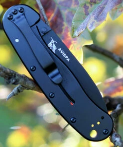 BRK Avispa Folder, Orange Nylon handles, Black AUS-8 Blade, Plain Edge, Design by Esee Knives -Buck Knives Sales brk1301orb.2 21462.1566585837